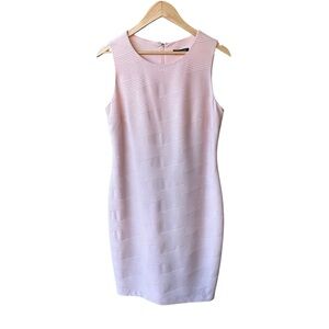 Tommy Hilfiger Dress Light Pink Texture Preppy Wedding Cocktail Business Casual